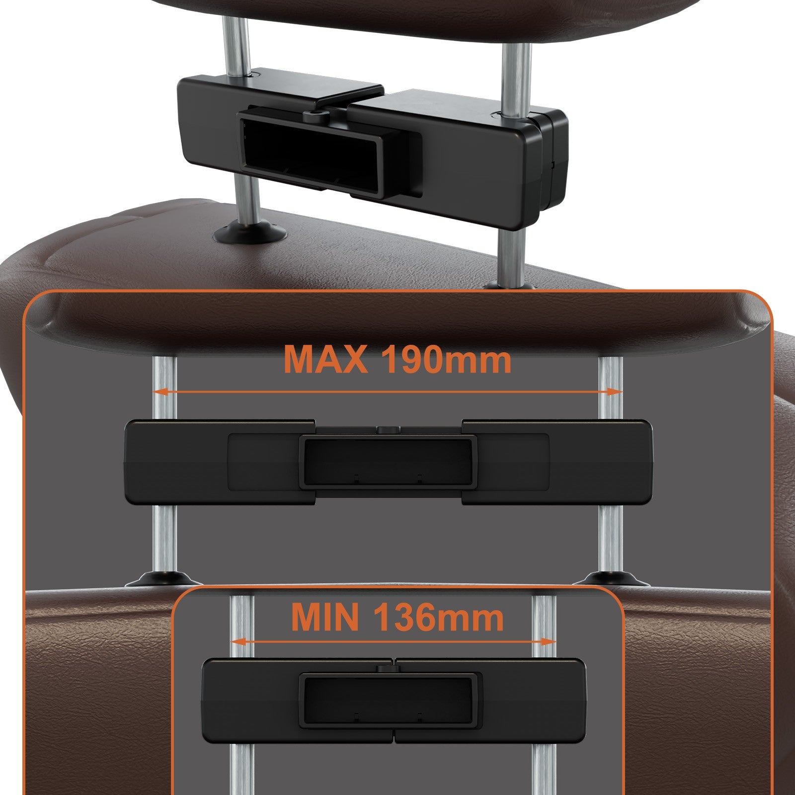 13.3'' Android 13 Full Touchscreen Car Headrest Monitor