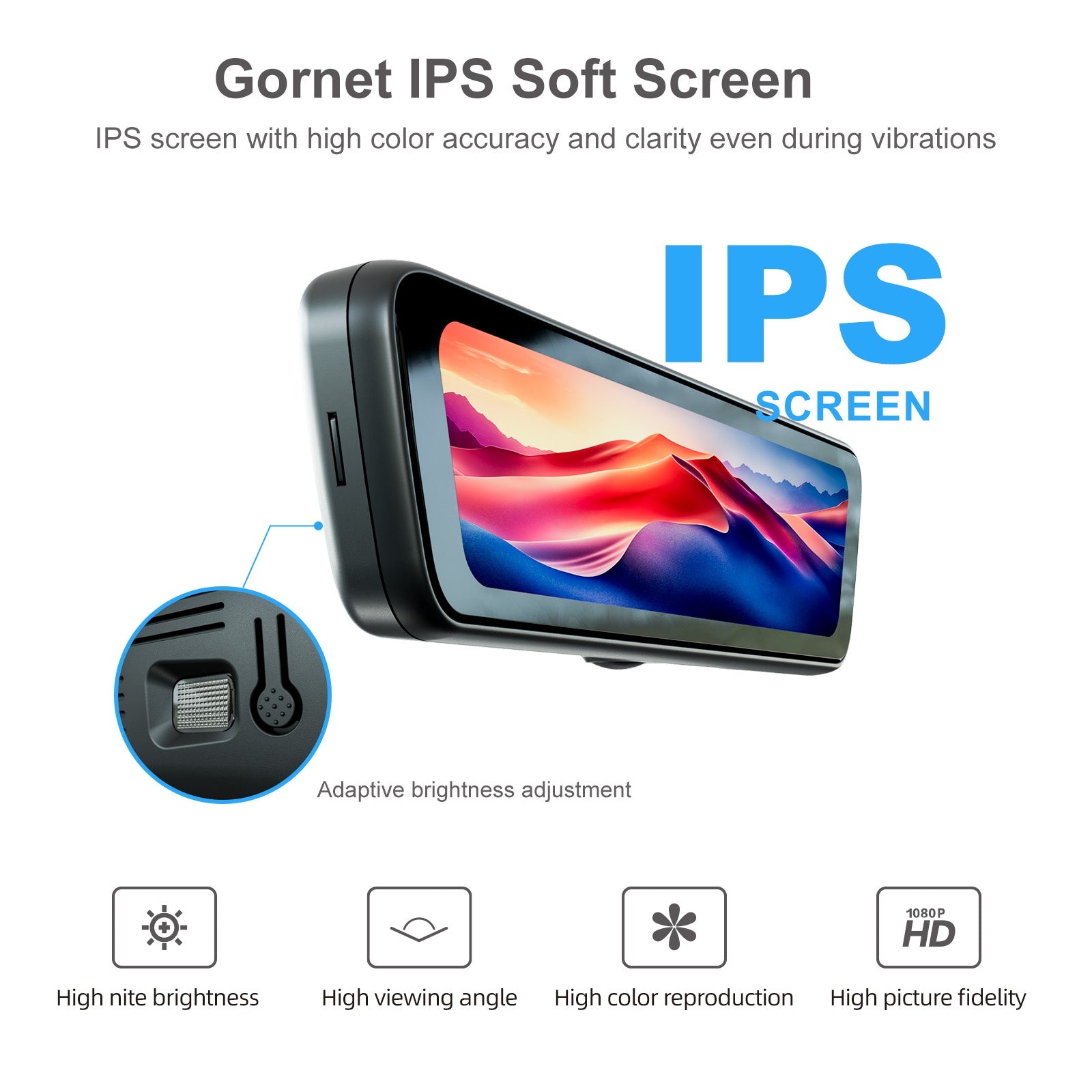 Sinjet H8 8.2'' Dual Channel Mirror Dash Cam