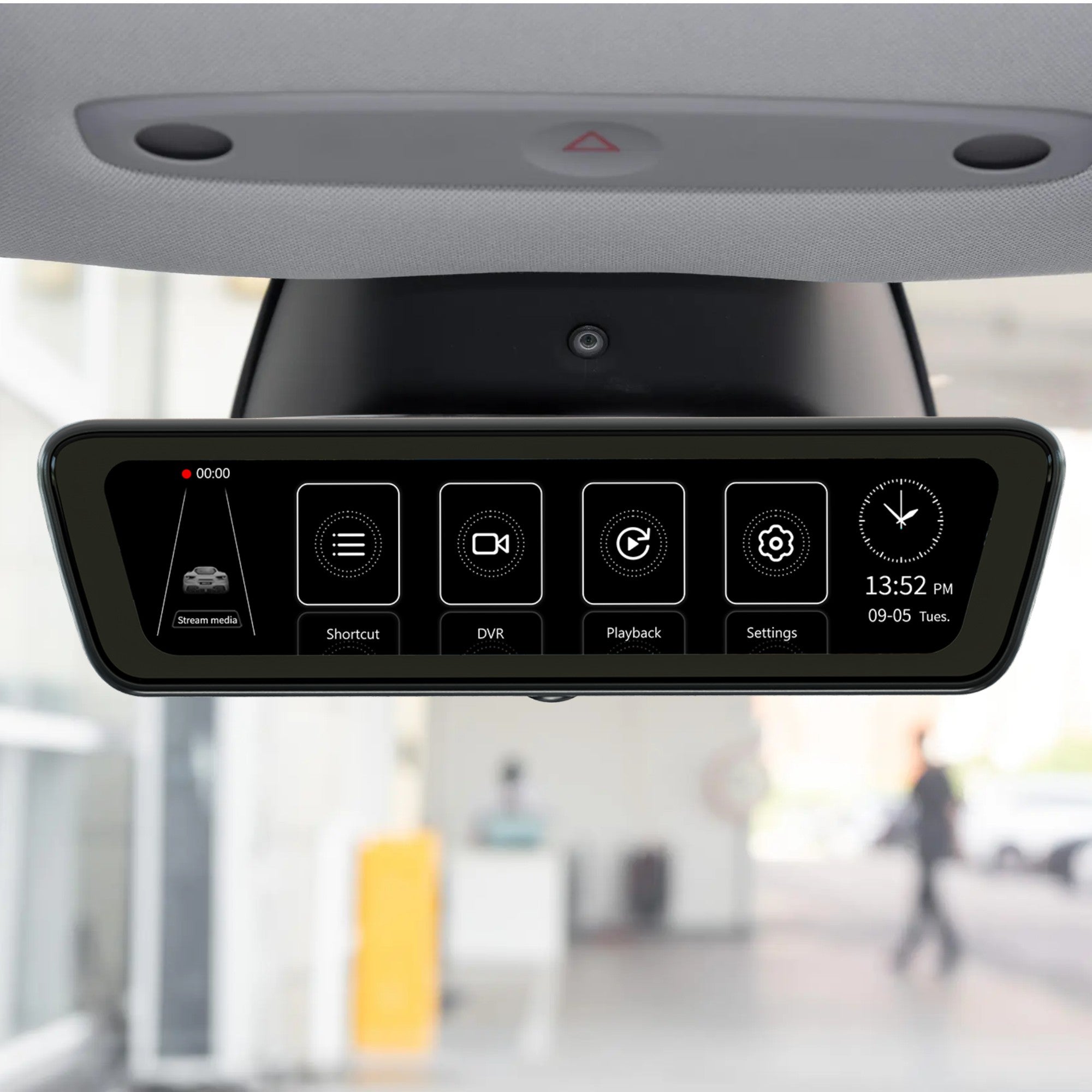 Sinjet H8 8.2'' HD Rear View auto Mirror Fit Model 3