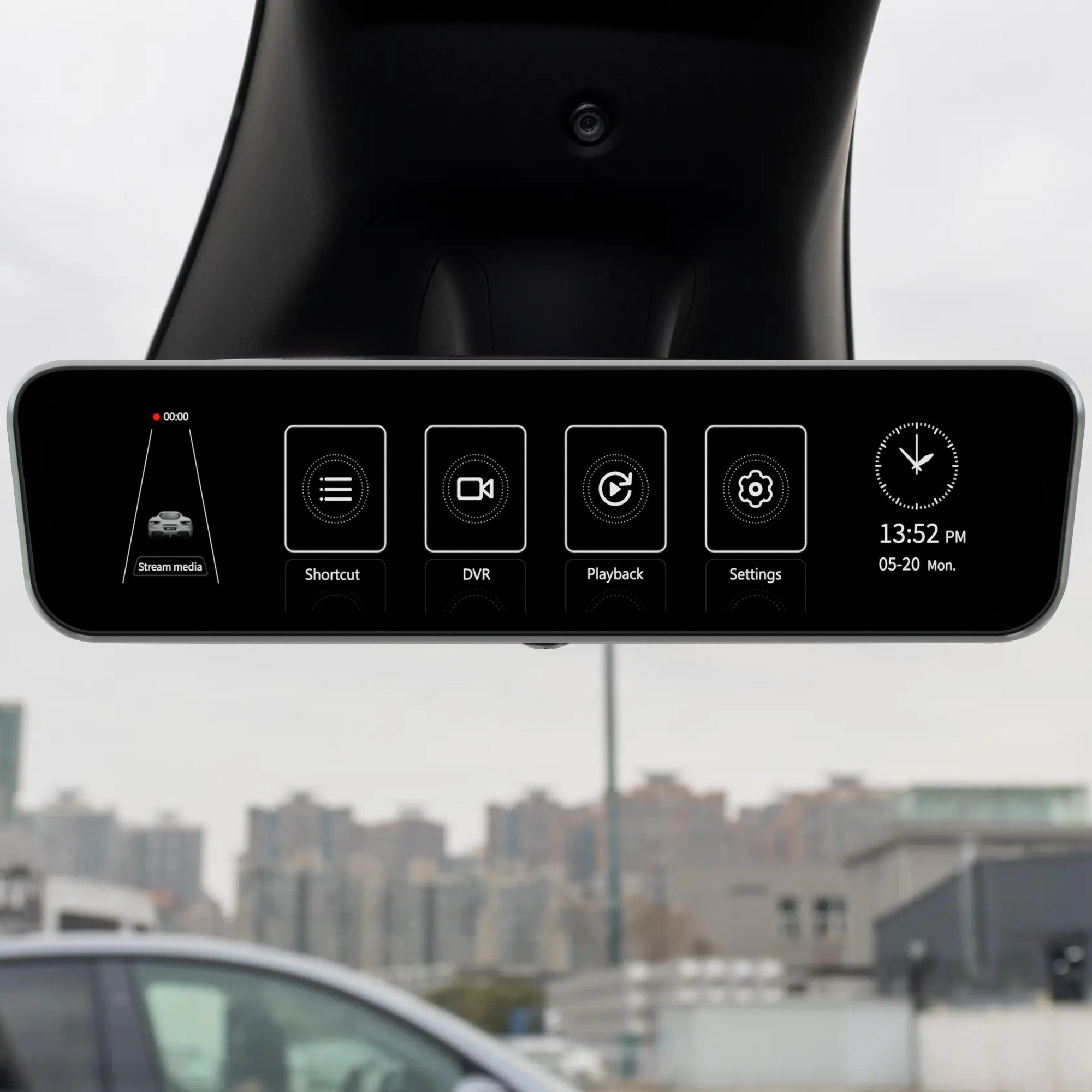 Sinjet H10 9.2'' 60FPS Rear View auto Mirror Fit Model Y