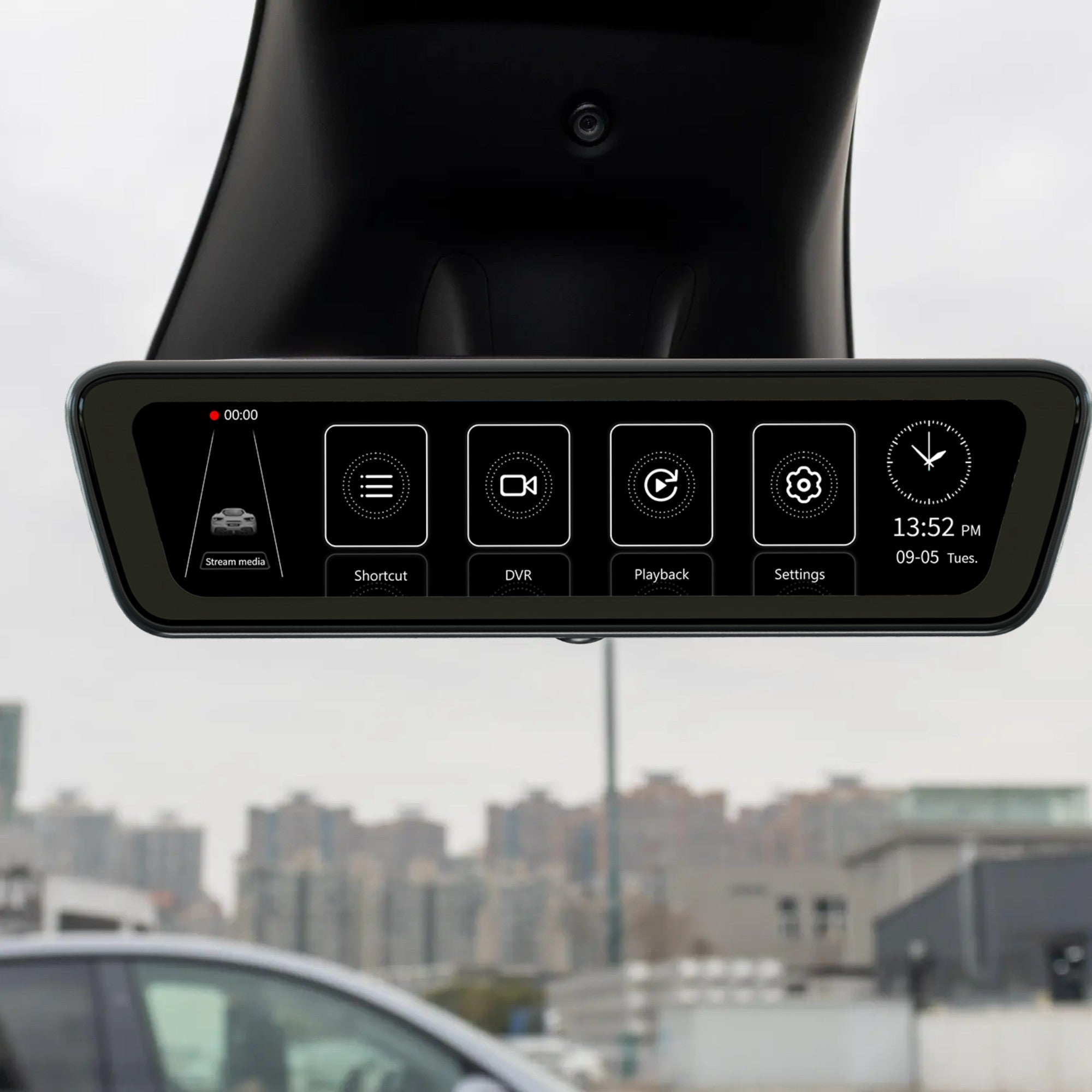 Sinjet H8 8.2'' HD Rear View auto Mirror Fit Model Y