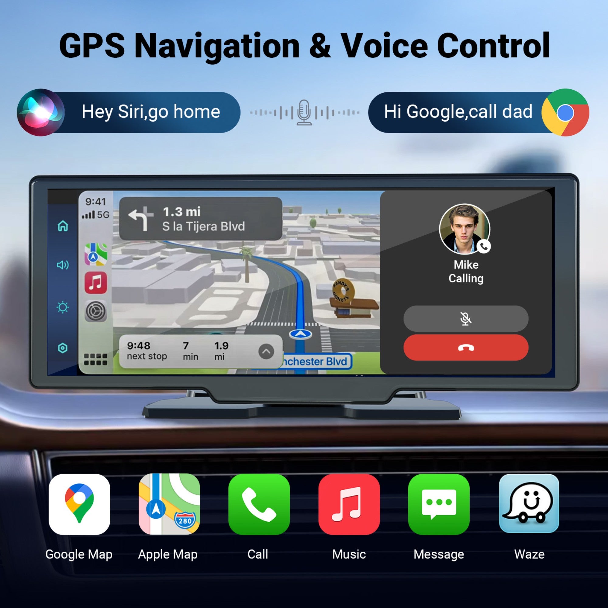 10.26'' Wireless Carplay Screen