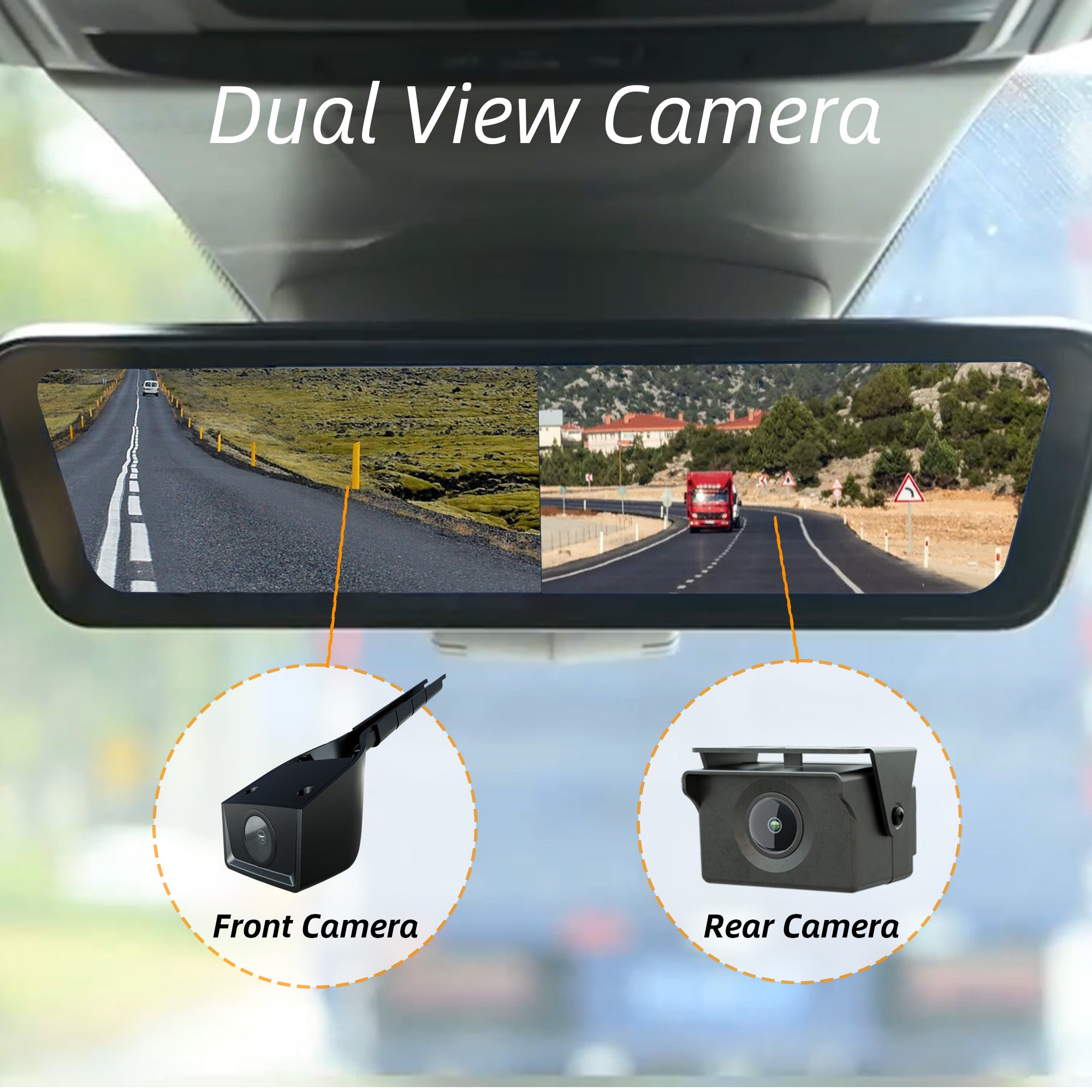 Sinjet H8 8.2'' HD Rear View auto Mirror Fit RAV4