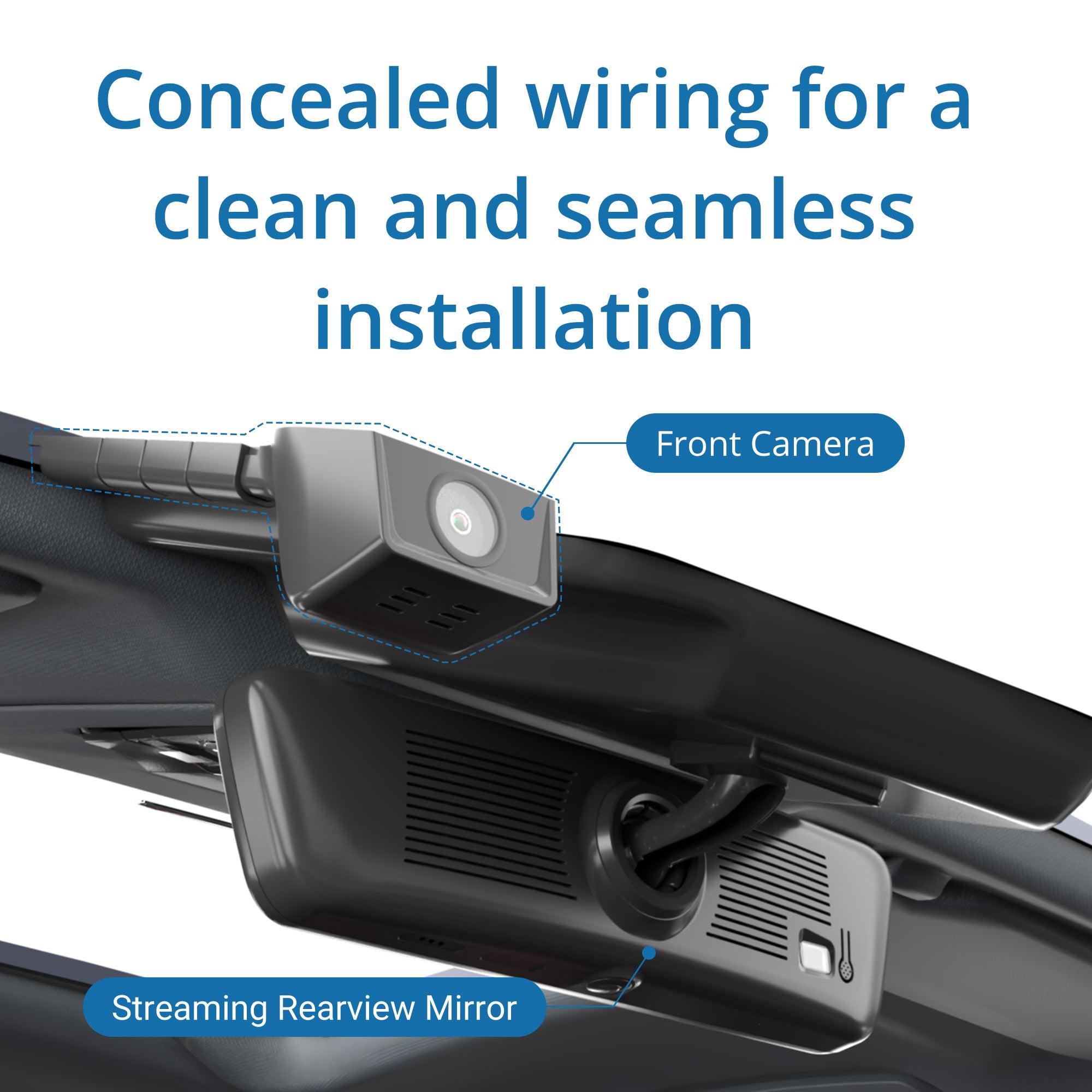 Sinjet H8 8.2'' HD Rear View auto Mirror Fit RAV4