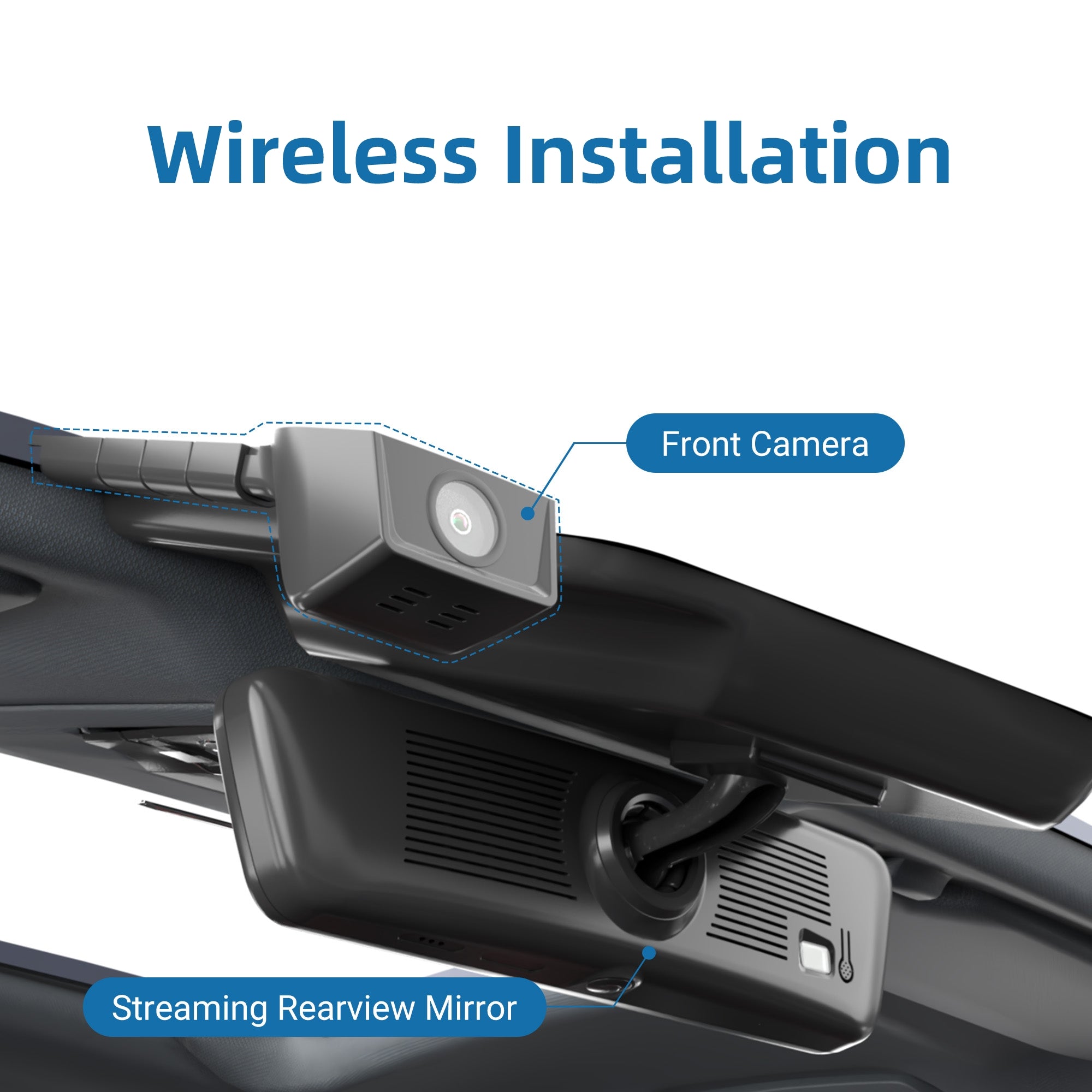 Sinjet H6 9.6‘’ Supper Screen streaming rearview mirror