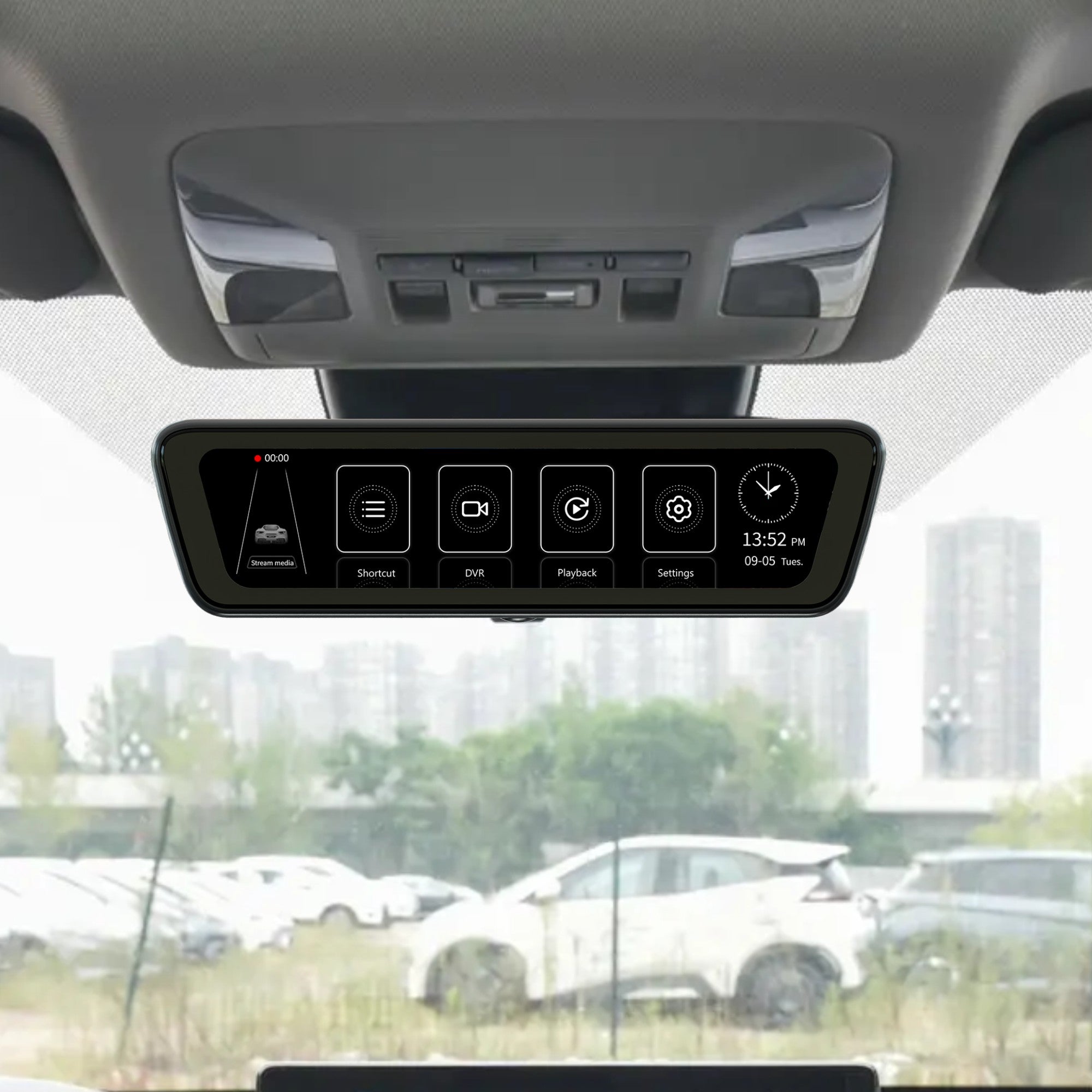 Sinjet H8 8.2'' HD Rear View auto Mirror Fit RAV4